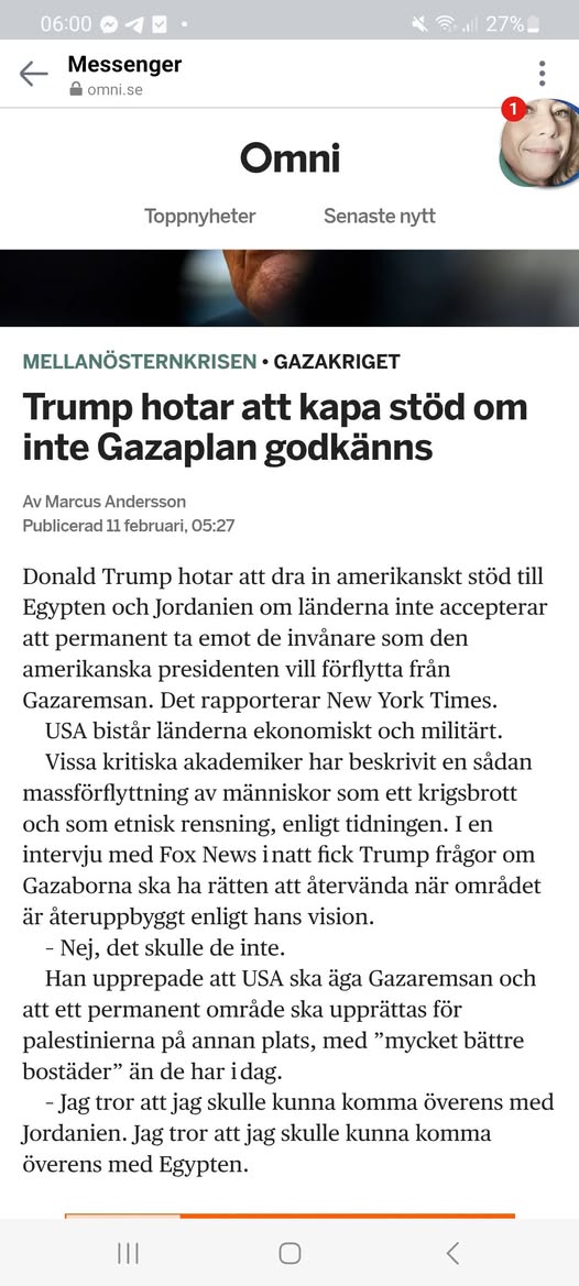 Stödkapning & Fredsplan