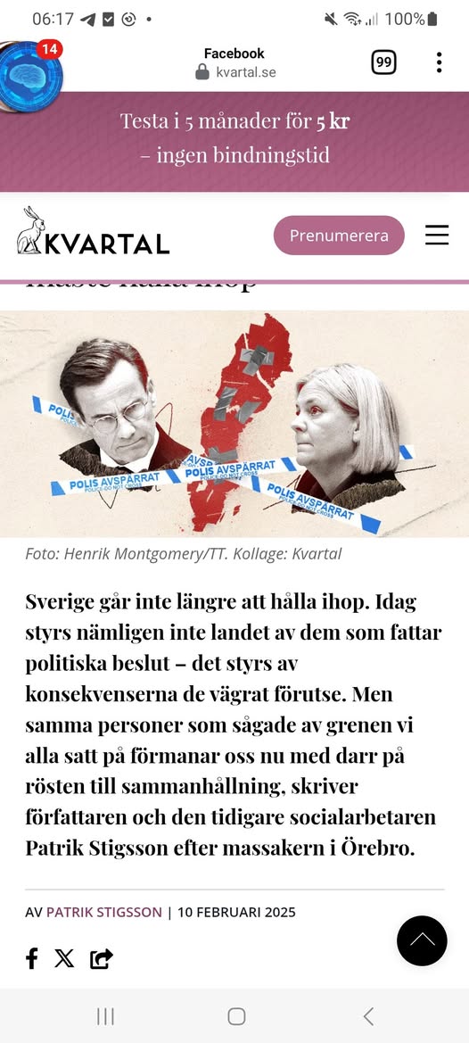 Ytterligare Ett Menlöst Svenskt Mantra