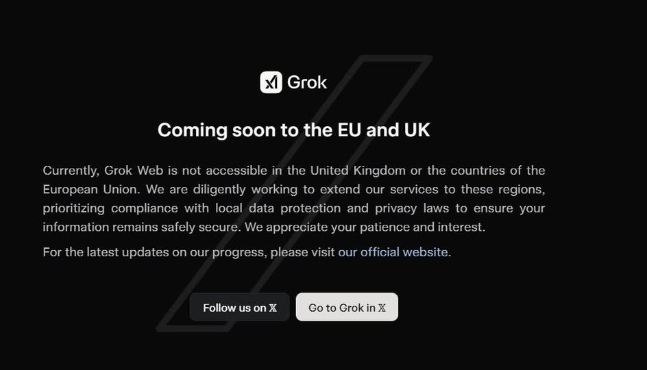 Icke Ännu Åtkomligt Grok Web