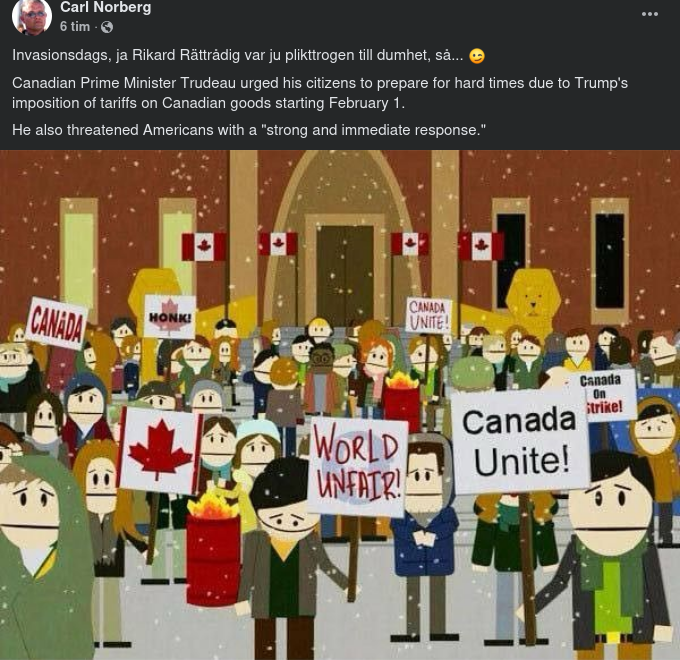 Trudelutten Hanterar Tariffer..