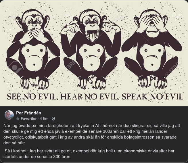 Per & AI Om 300 Års Krigsskäl