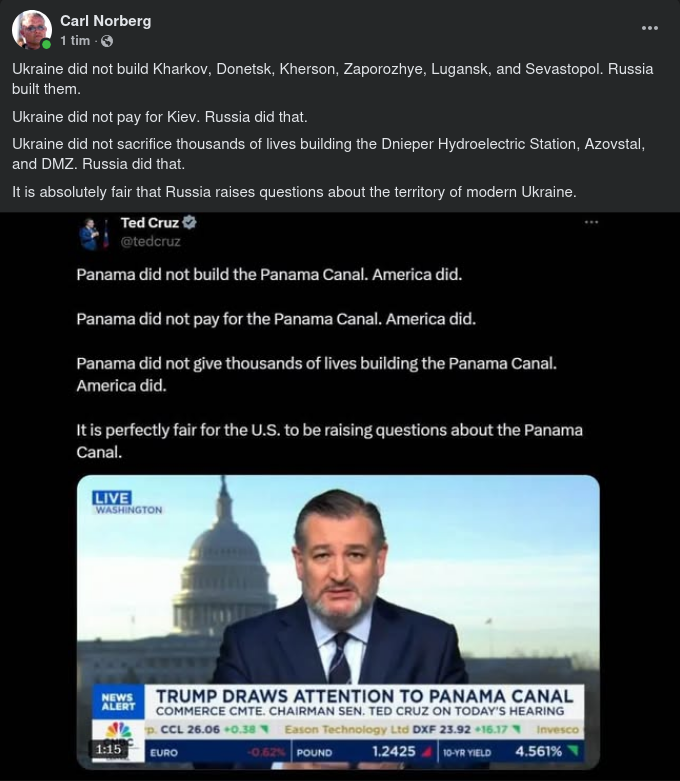 Panama-Amerika & Ukraina-Ryssland