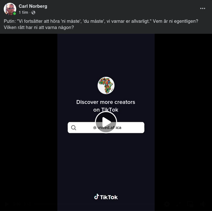 Putin Ifrågasätter Varnande Måsten