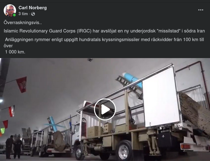 Underjordisk Missilstad I Iran