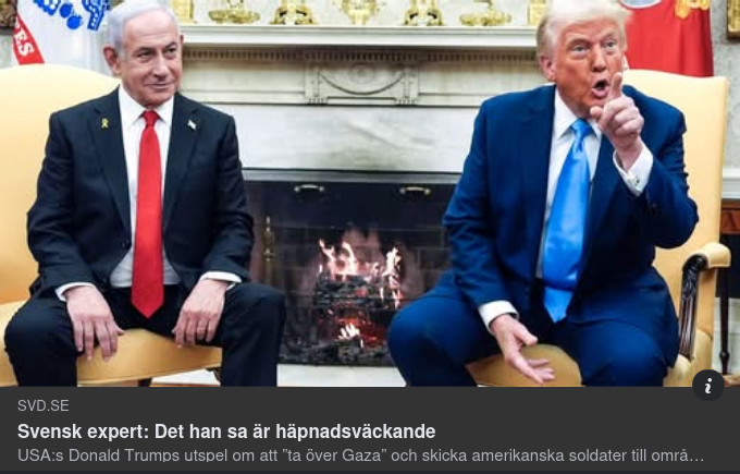Trump & Gaza I SvD