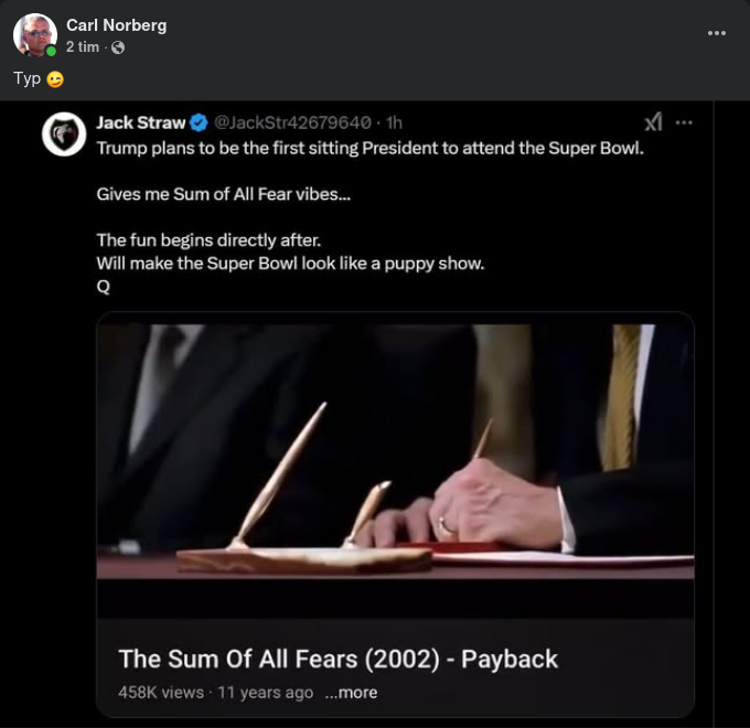 Roligt Efter Super Bowl..