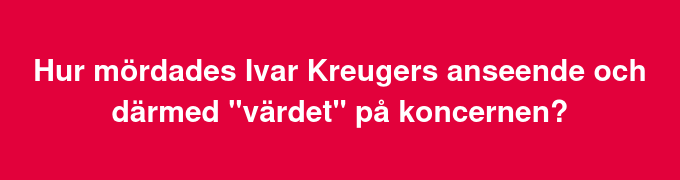 Värdeminskande Karaktärsmord