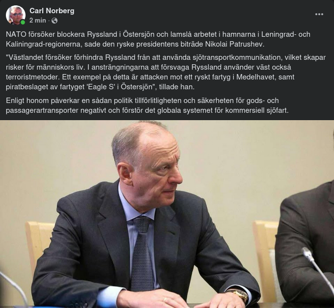 Störningsförsök I Östersjön