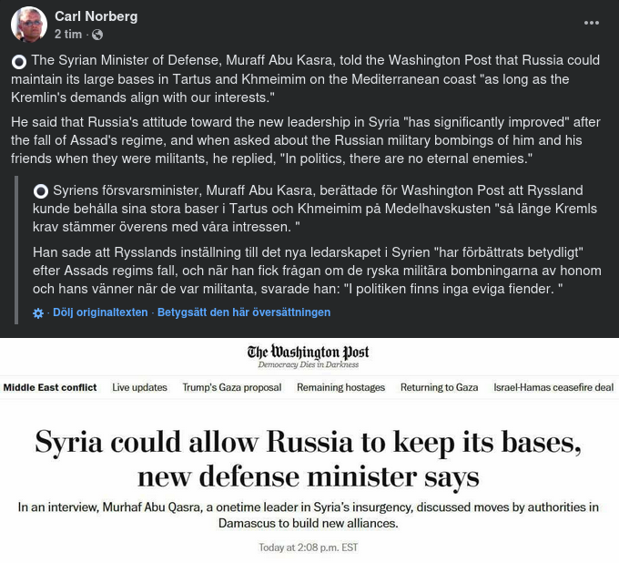 Ryska Baser Kvar I Syrien