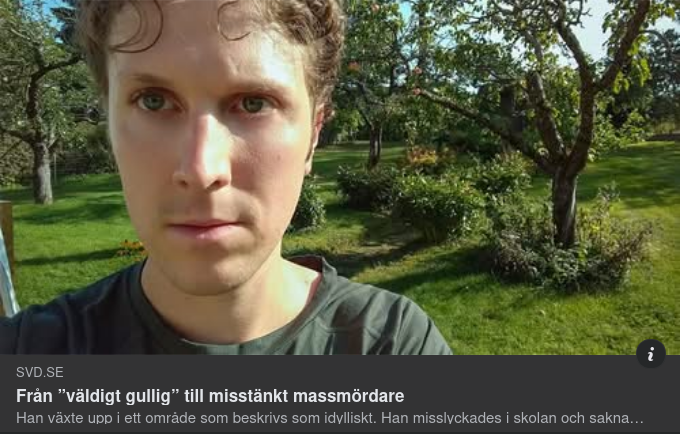 Från Gullig Till Massmördare I SvD