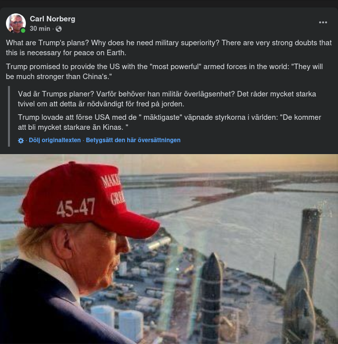 Trumps Väpnade Styrkor