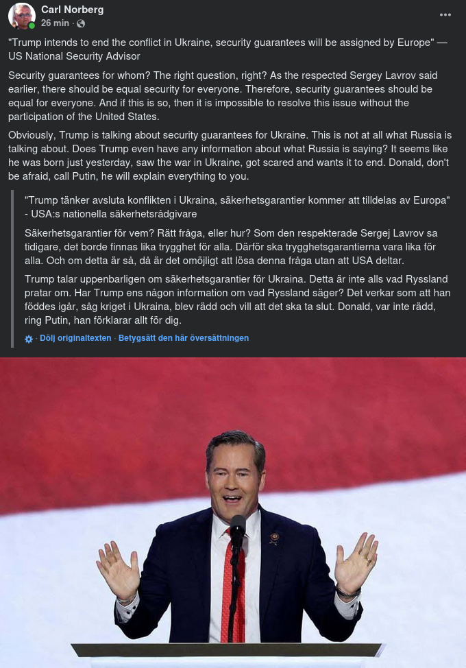 Ukraina & Säkerhetsgarantier