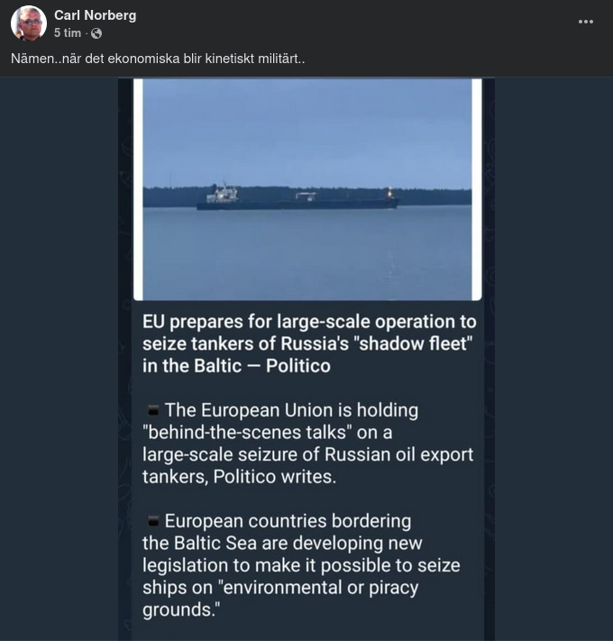 EU & Rysslands "Skuggflotta"