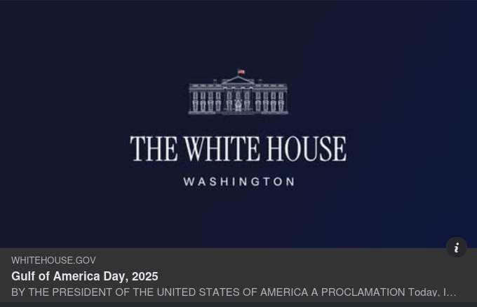 Gulf of America Day
