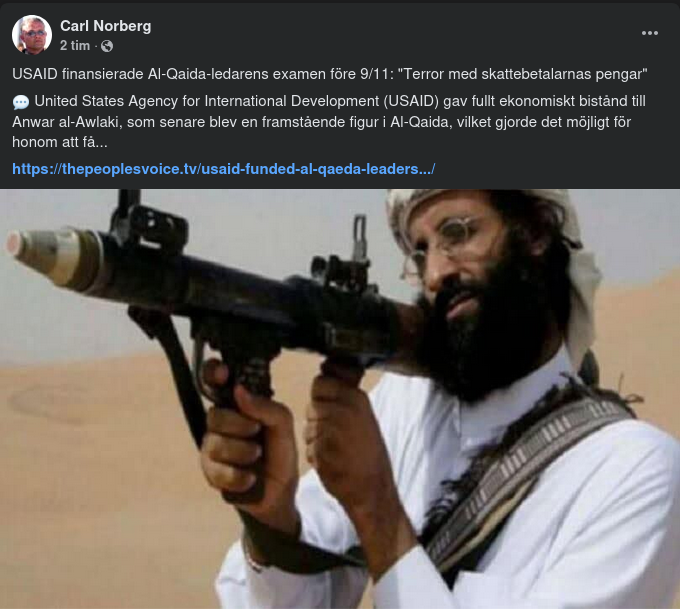 USAID-Finansierad Al-Qaida Ledare