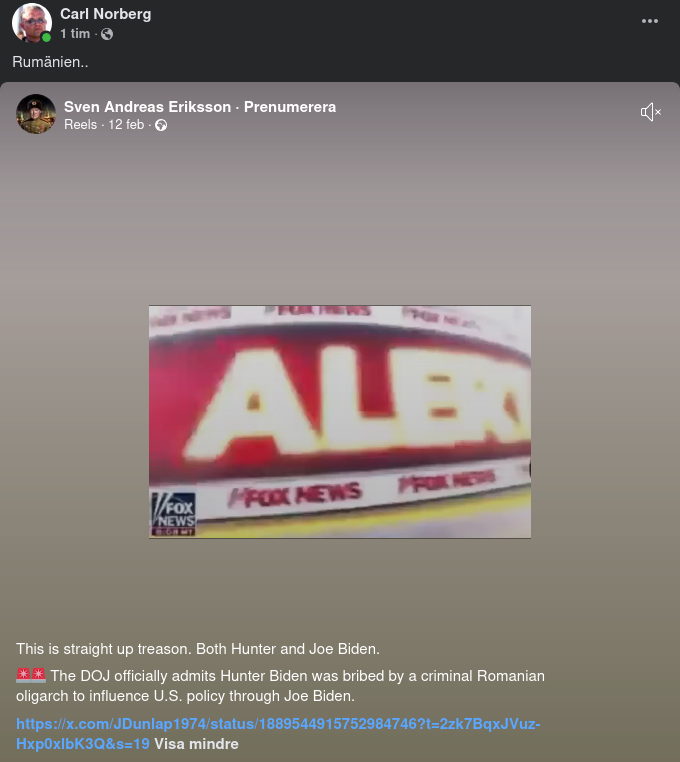 Om Hunter I Rumänien..