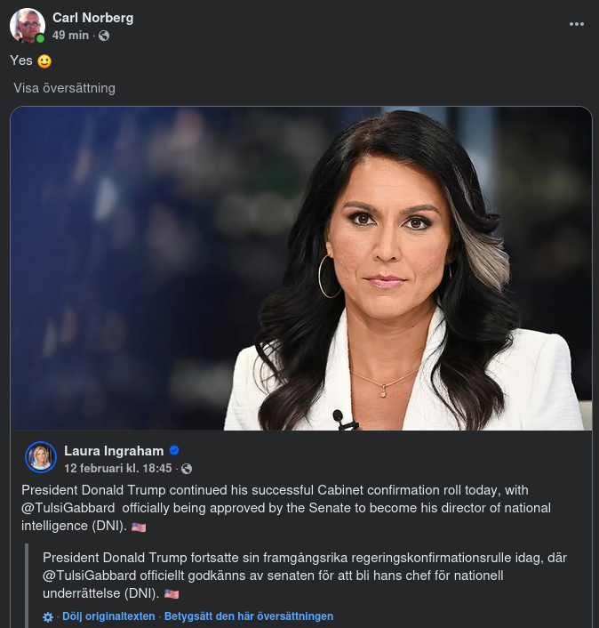 Tulsi Officiellt Godkänd