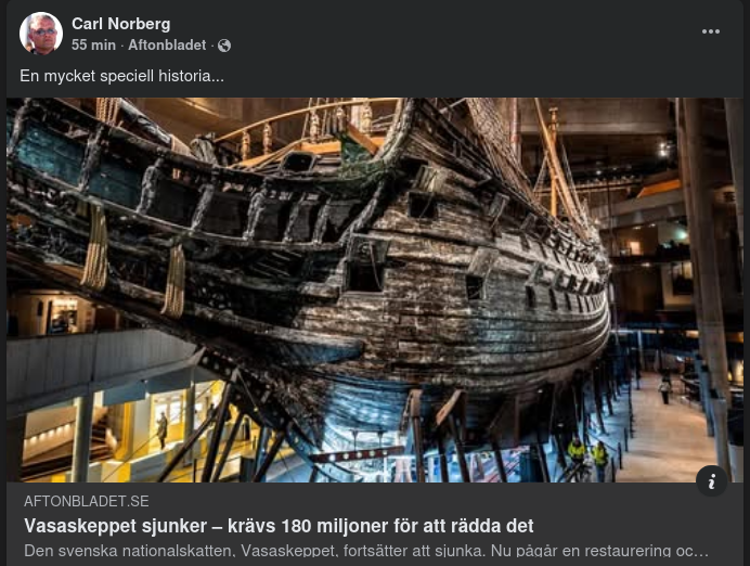 Sjunkande Vasaskepp..