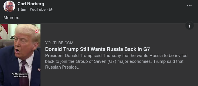 Trump Intresserad Av G8