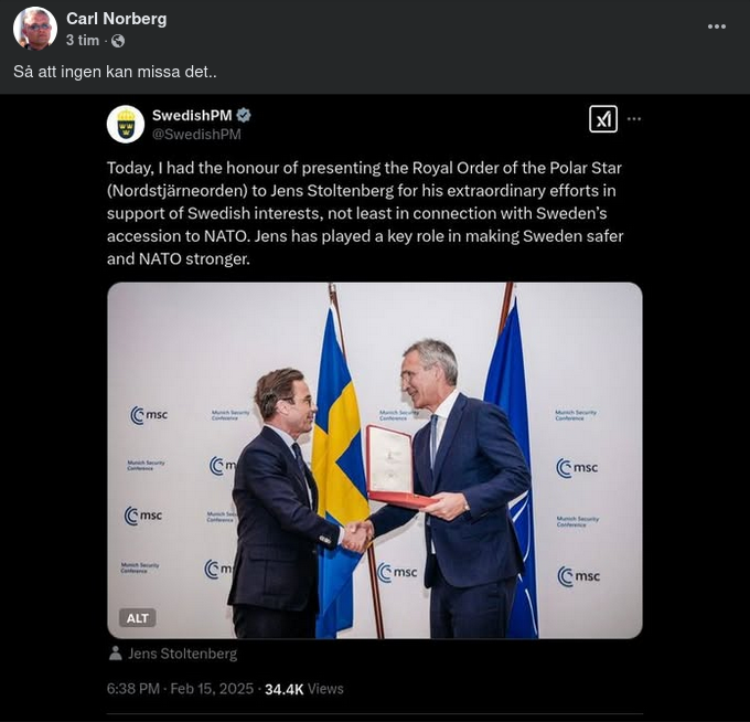 Nordstjärneordern Till Stollenberg