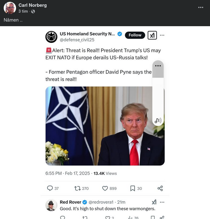 Verkligt Hot Om att Lämna Nato