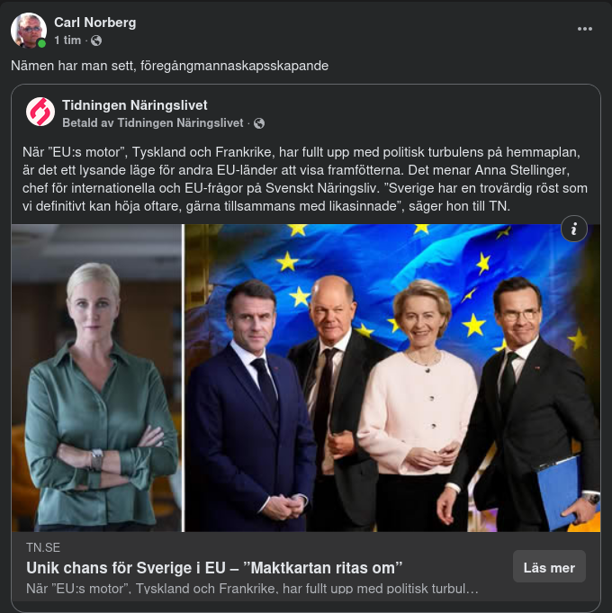 Läge Att Höja Sveriges Trovärdiga röst