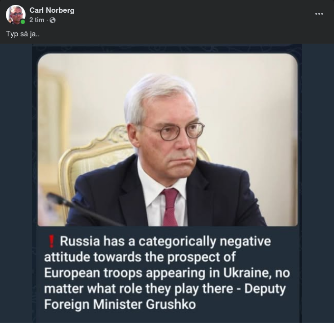 Kategoriskt Negativ Rysk Attityd