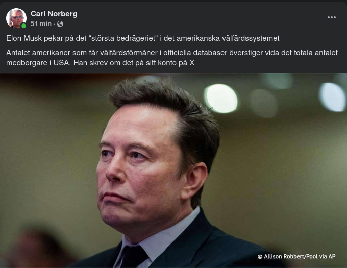 Många & Gamla Välfärdsförmånstagare