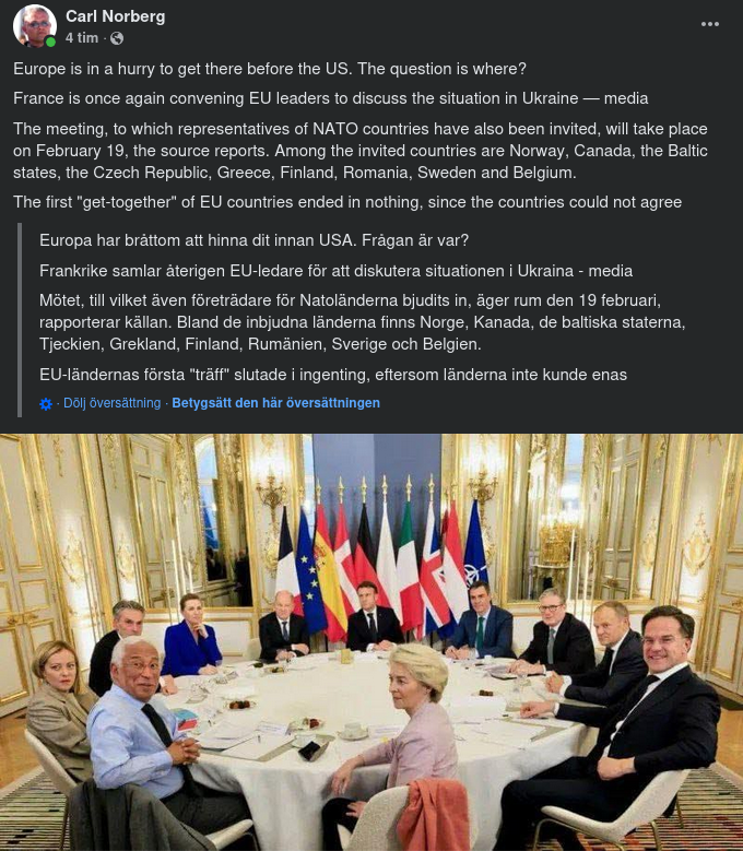 Oenigt Efter Första Möte