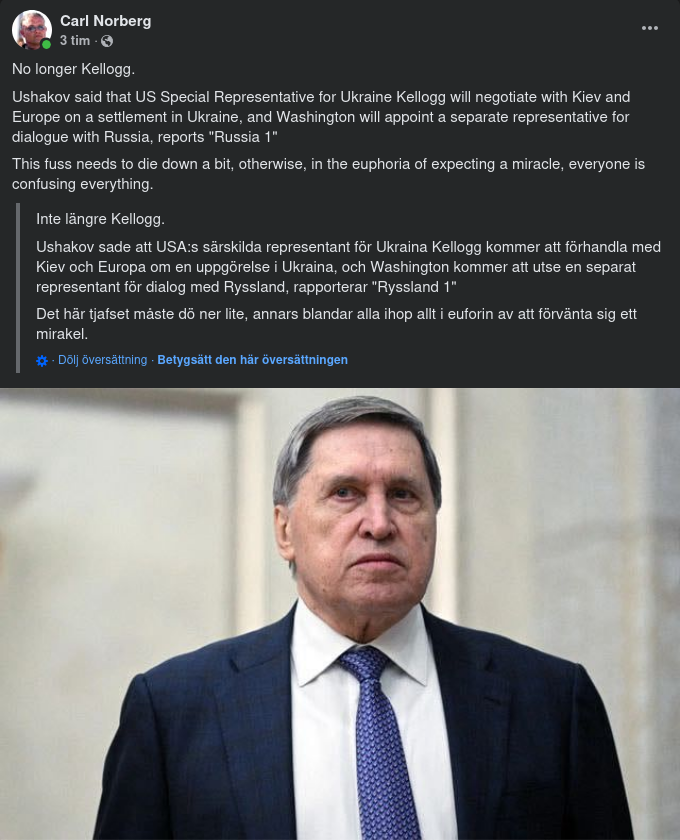 Kellogg Förhandlar Med Ukraina & Europa
