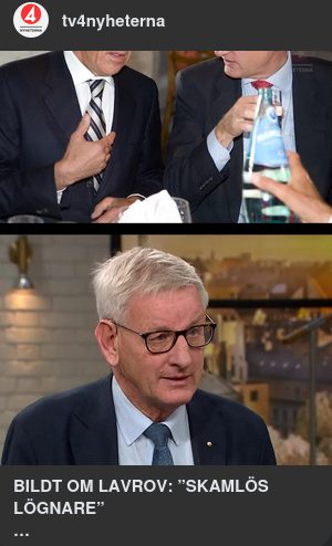 Lavrov En Skamlös Lögnare Säger Bildt