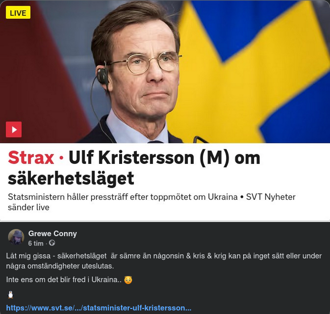 Strax Om säkerhetsläget