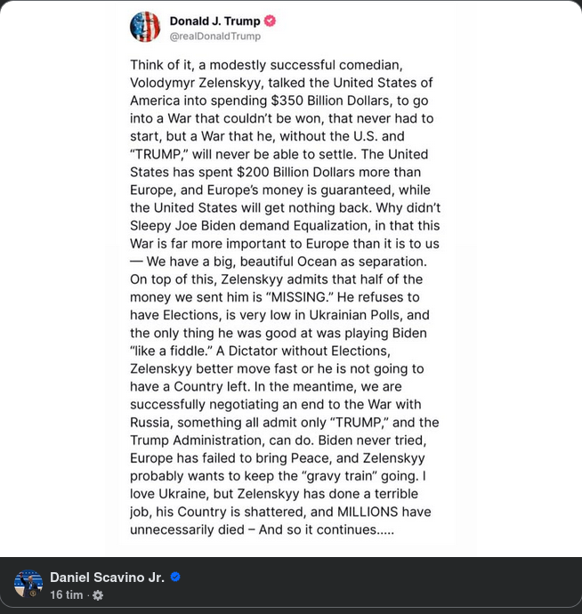 Trump Om Zelensky