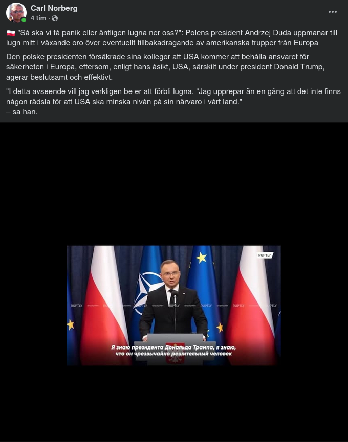 Lugnuppmanande Polen