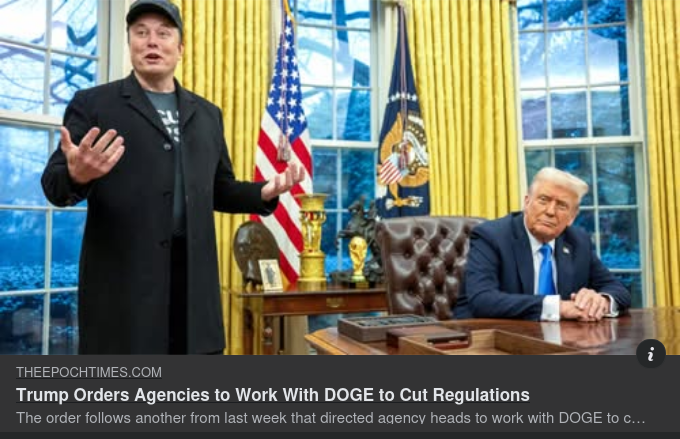 Trump Beordrar DOGE-Samarbete