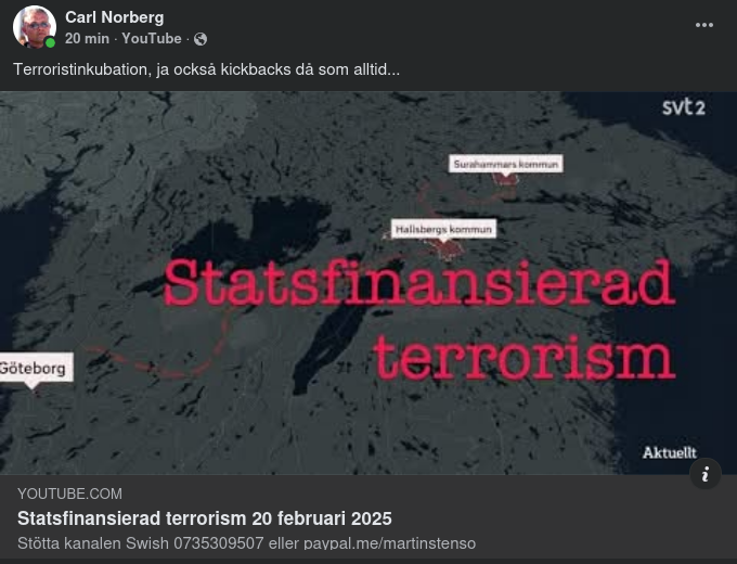 Statsfinansierad Terrorism Från Stensö
