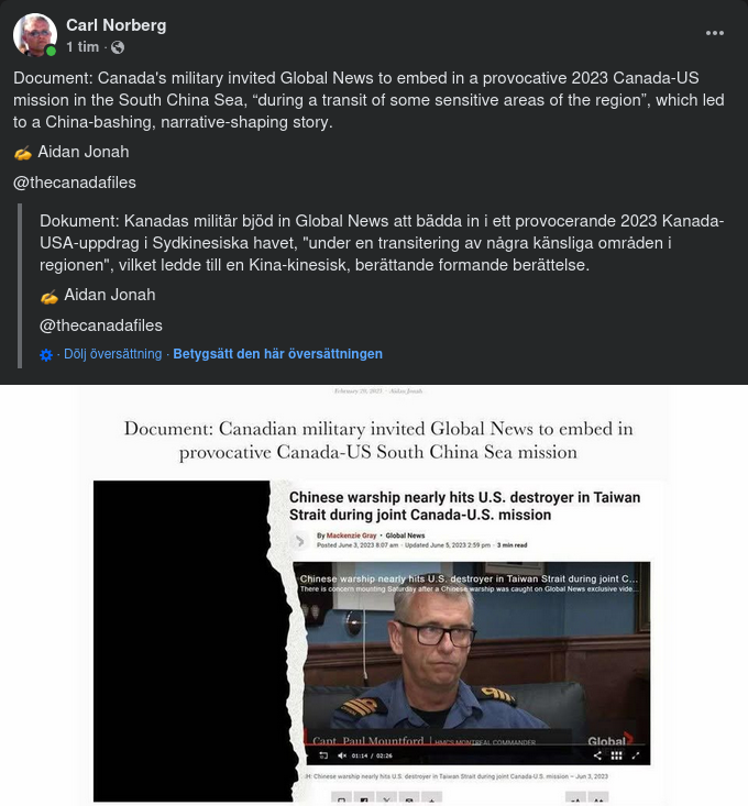 Kanada I Sydkinesiska Havet