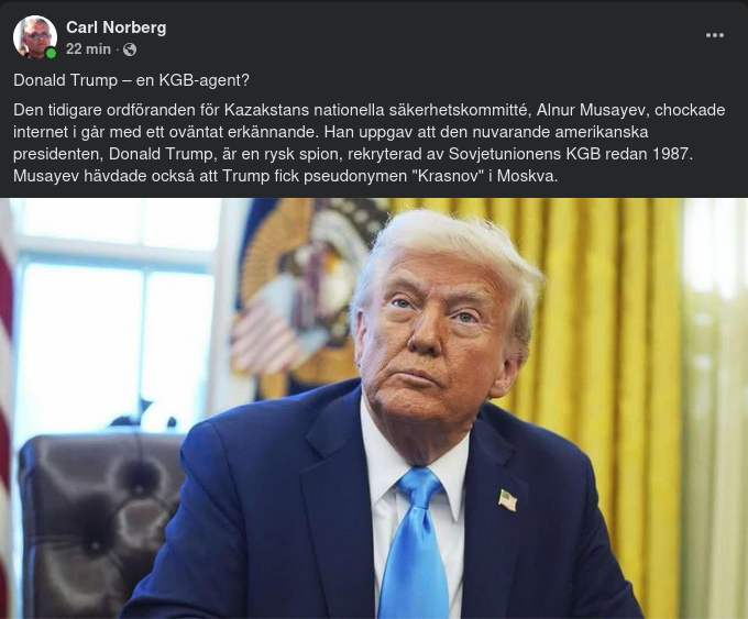 KGB-Agent Krasnov = Donald Trump