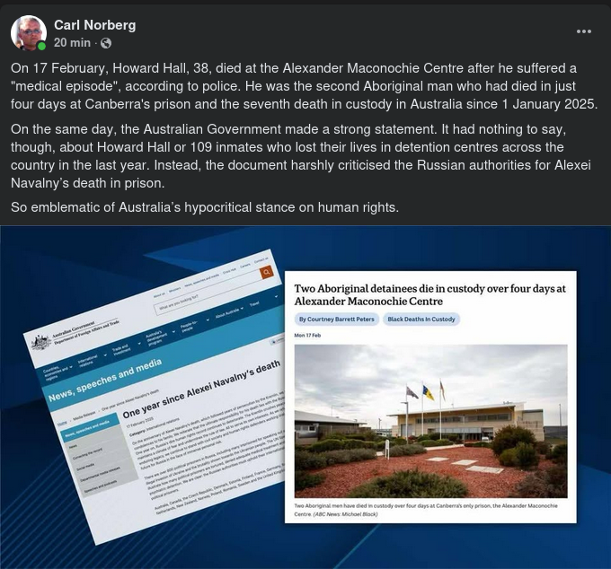 Australienskt Människorättshyckleri