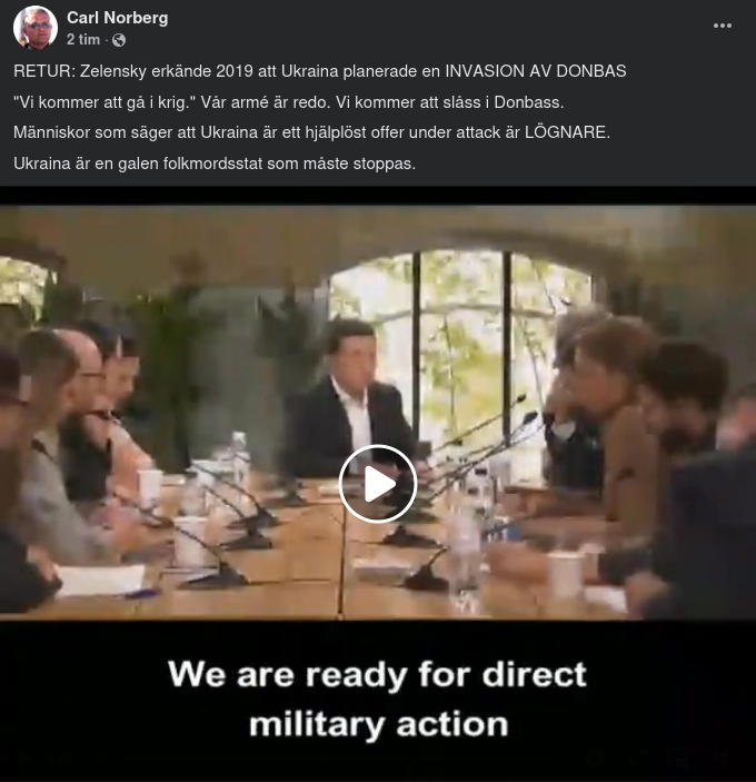 Krigsförberett Ukraina