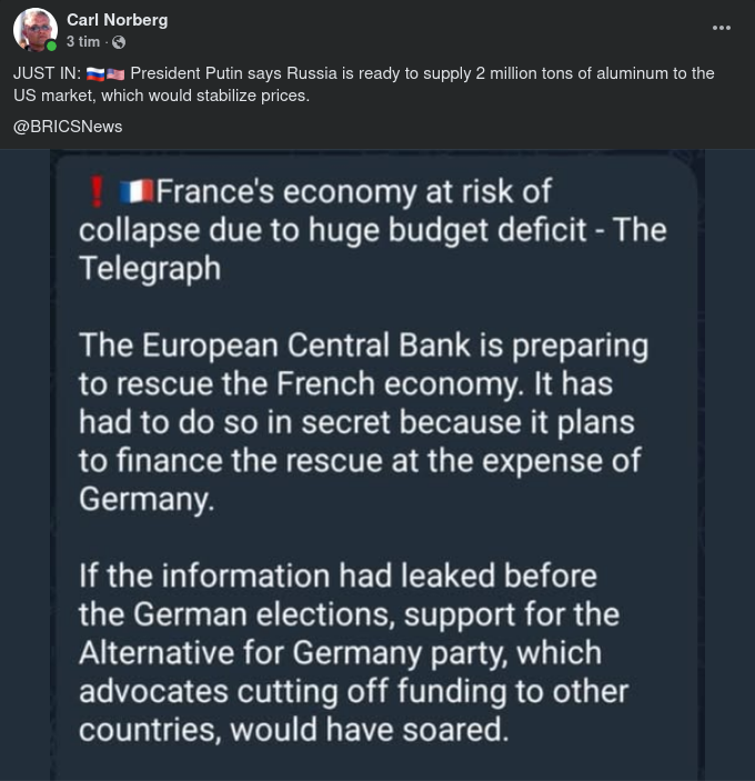 ECB Förbereder Räddningsaktion För Fransk Ekonomi