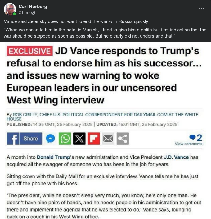 JD Vance I Daily Mail