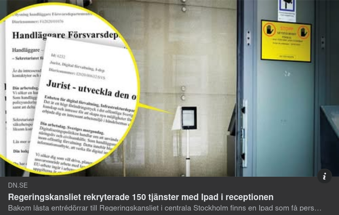 Ipad För Regeringskanslirekrytering