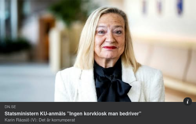 Statsministern KU-Anmäld..