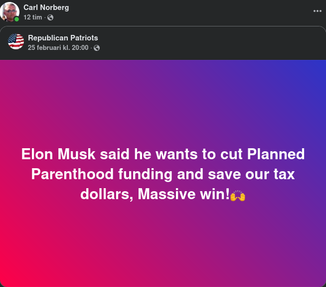 Musk & Planned Parenthood