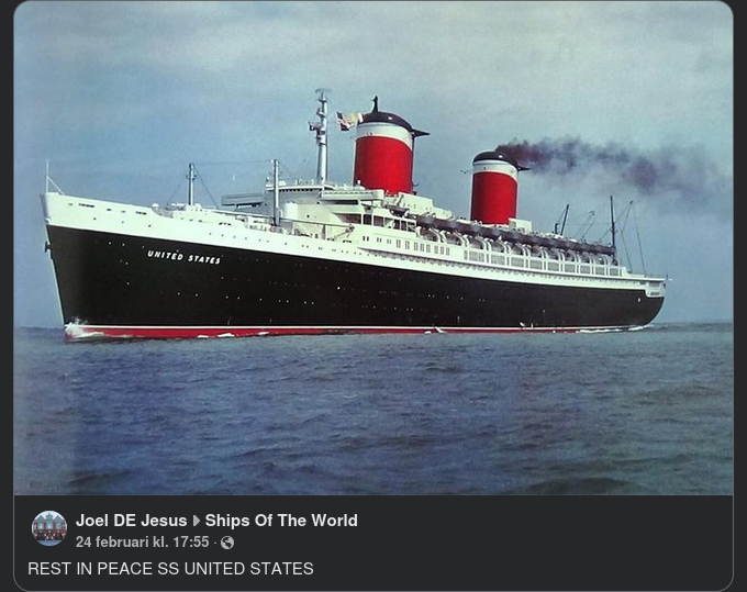 R.I.P. SS UNITED STATES