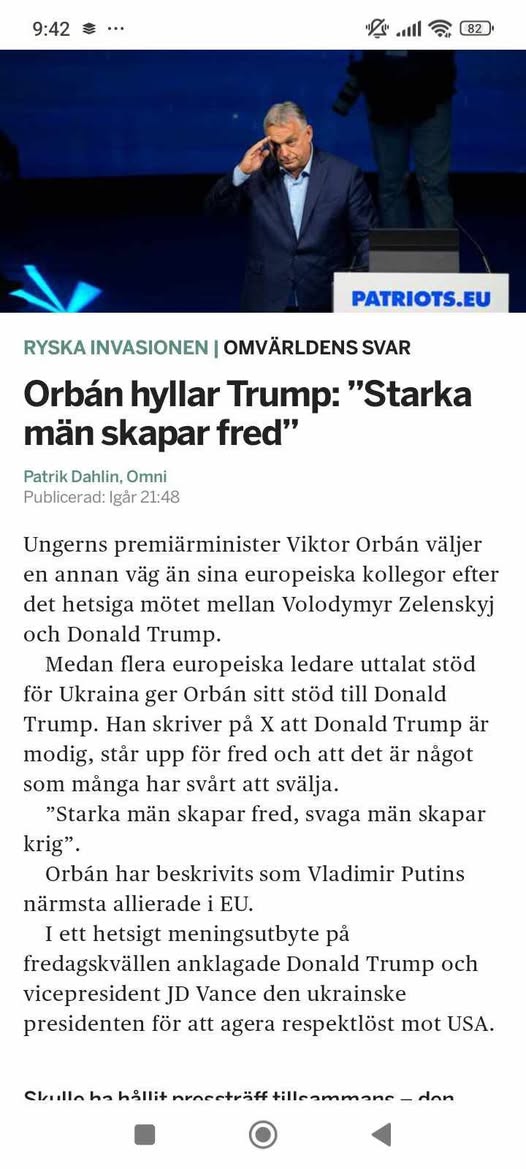 Orbán Hyllar Trump