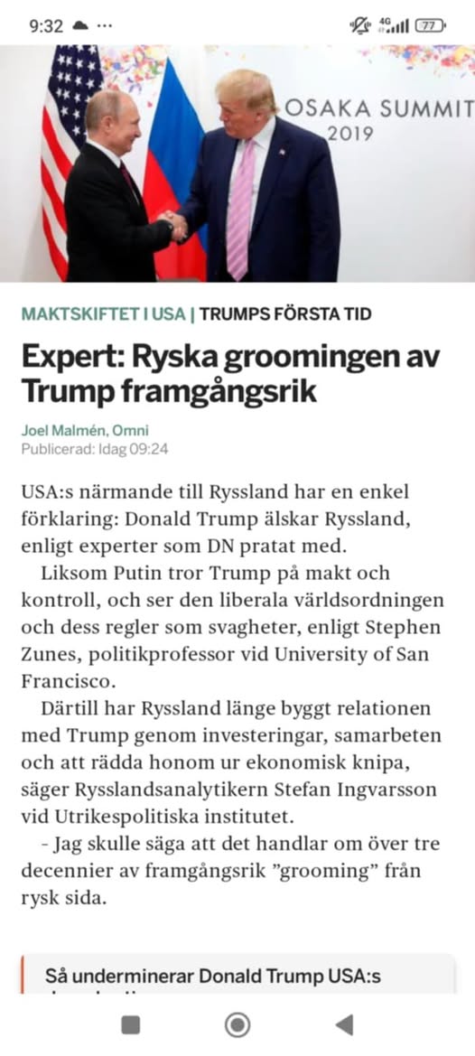 Lyckad Rysk Grooming Enligt Experter DN Pratat Med