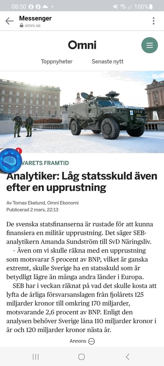 Statsskuld & Upprustning
