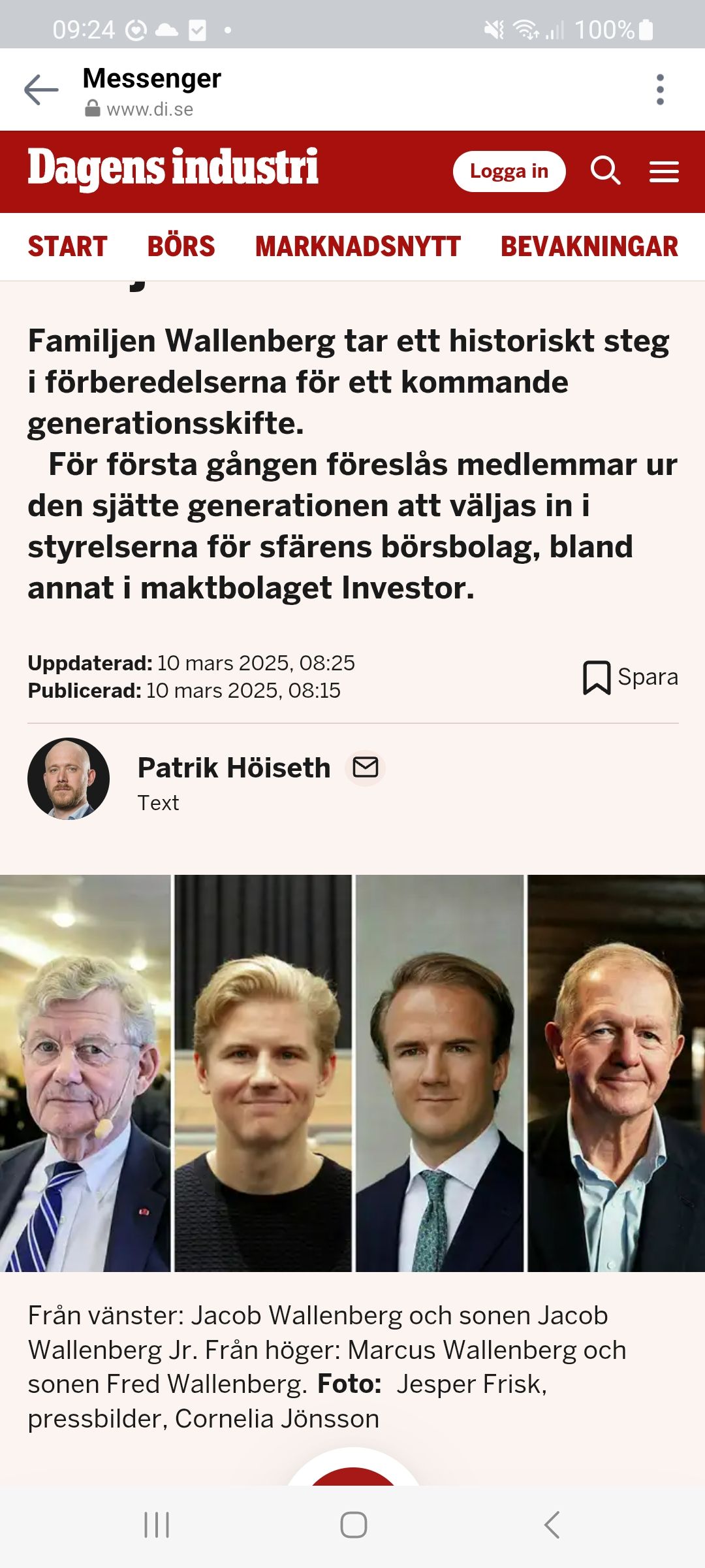 Föreslagna Ur Sjätte Generationens Wallenberg